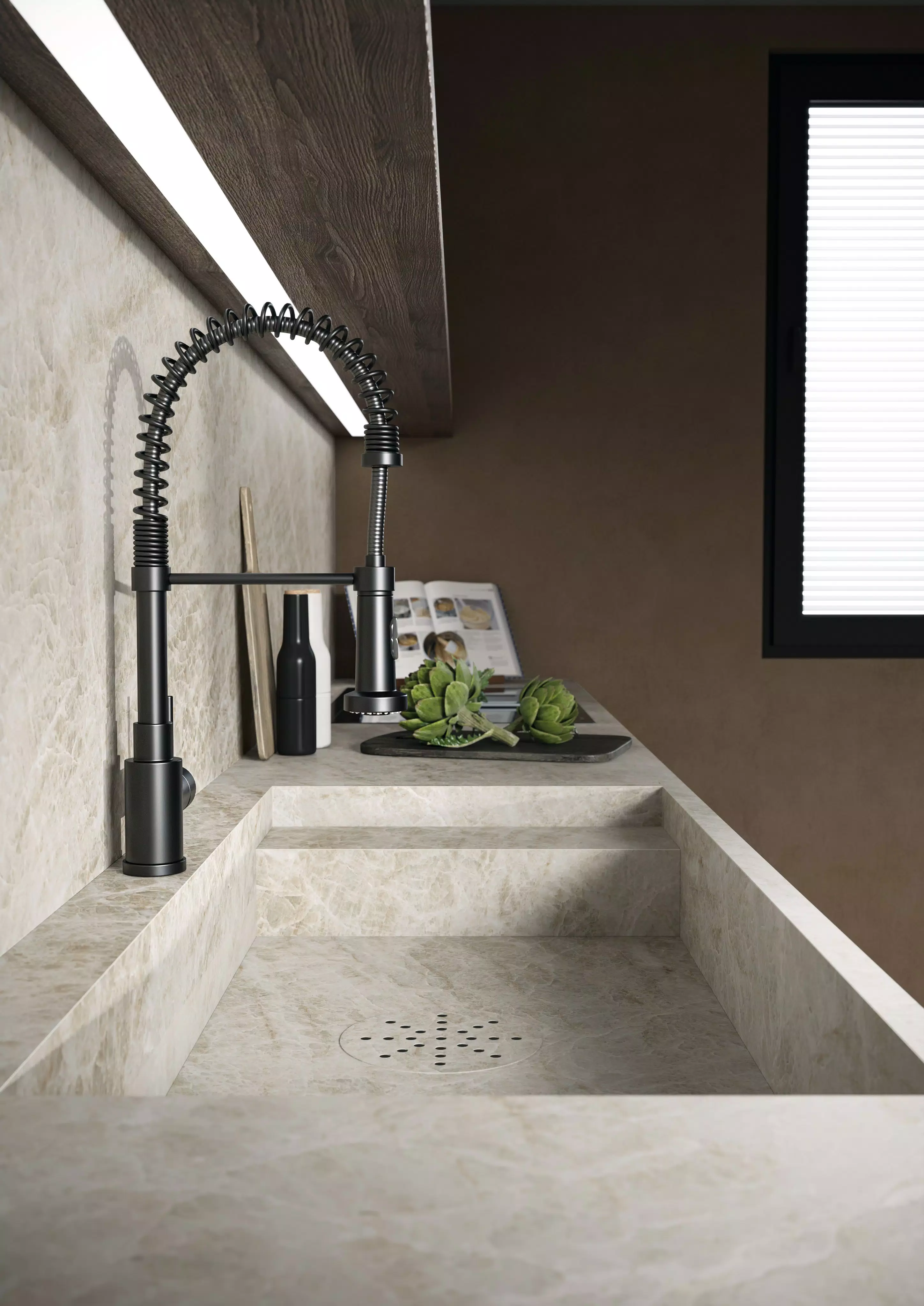 CASA_7_Cucina_Dettaglio_120x240_Yamuna_160x320_ | Florim