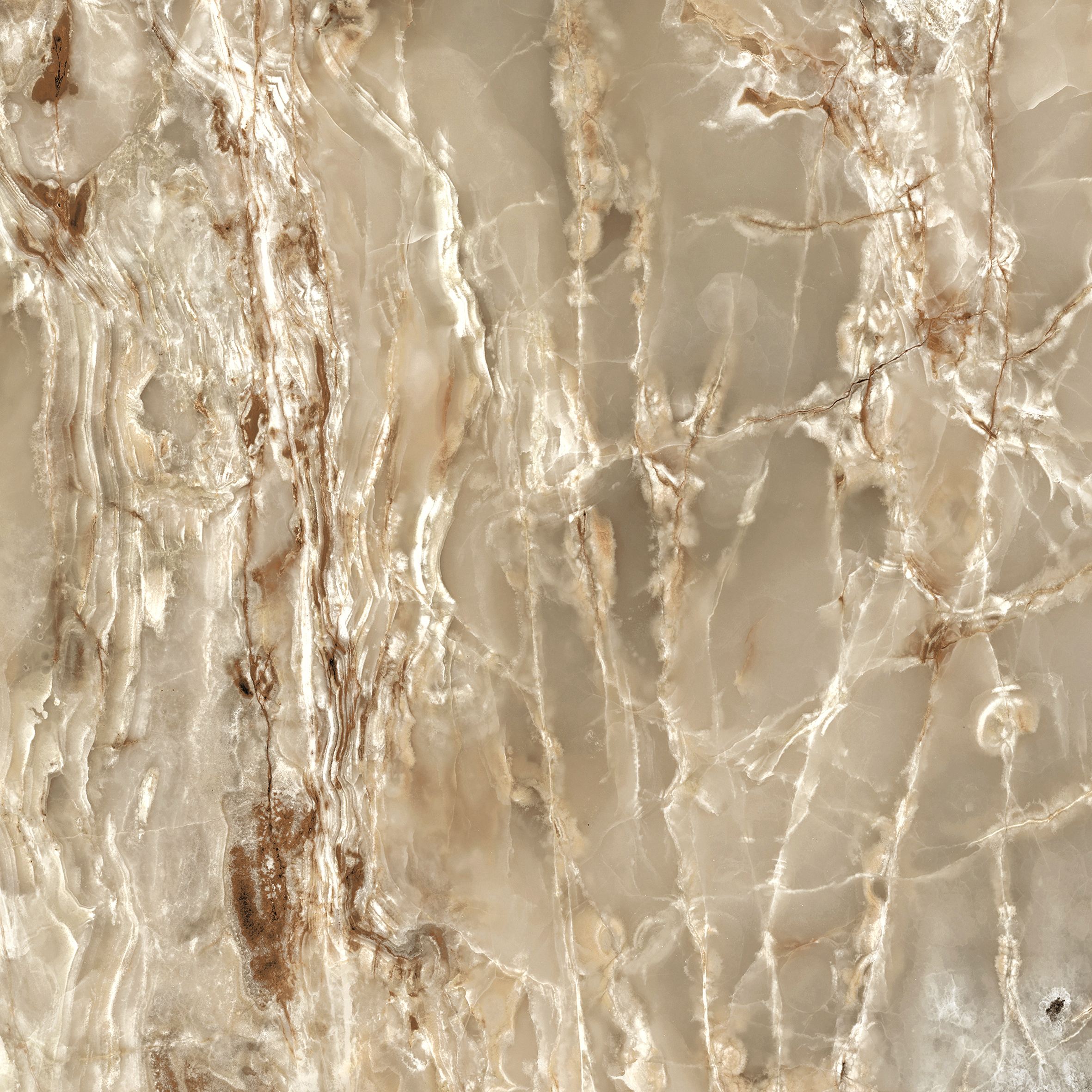 Florim Golden Blend 60x60 cm - Glossy — Uni, Golden Blend