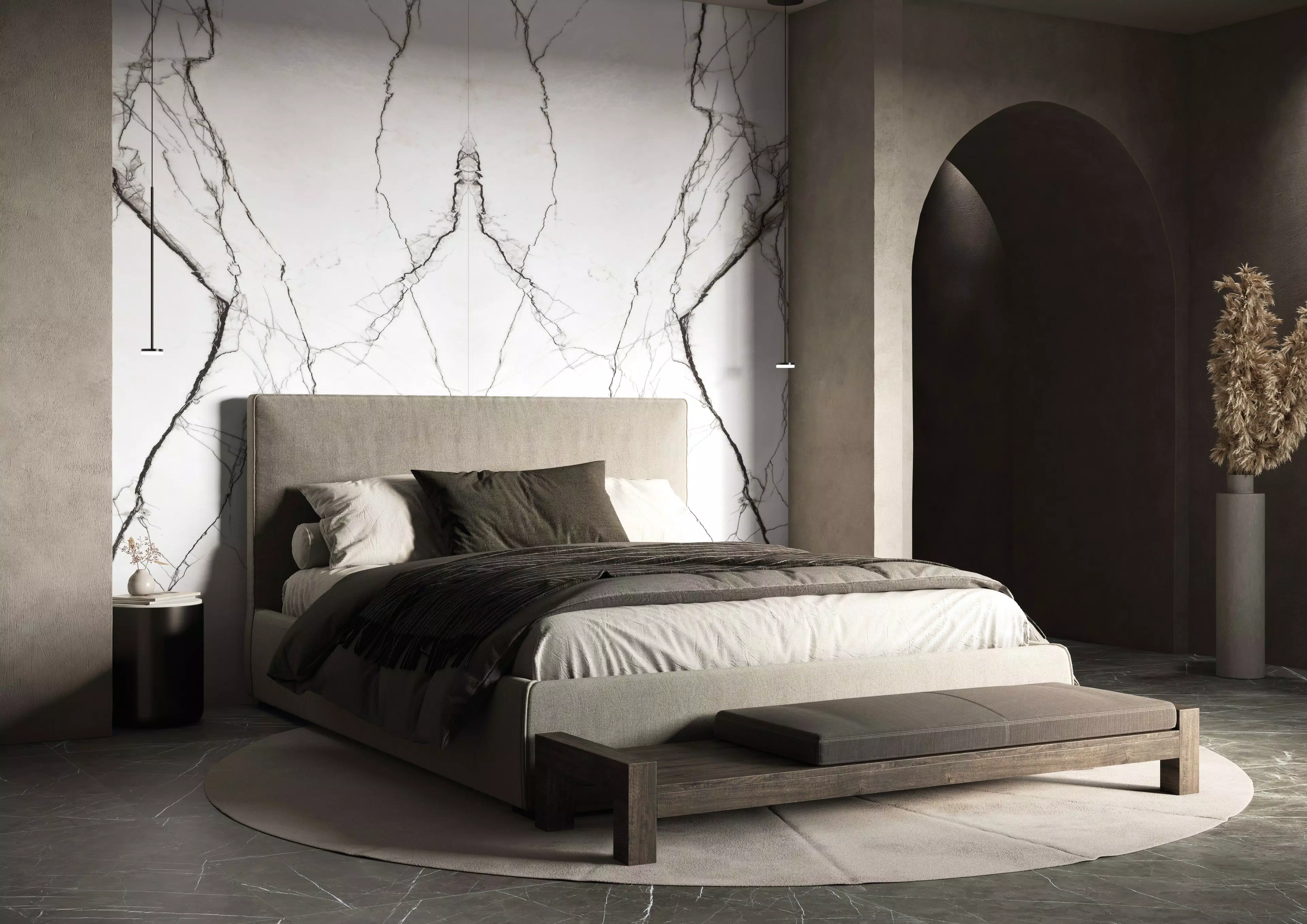 CASA_6_CAMERA_Marble_breach_A+B_marble_gray_120x120 | Florim