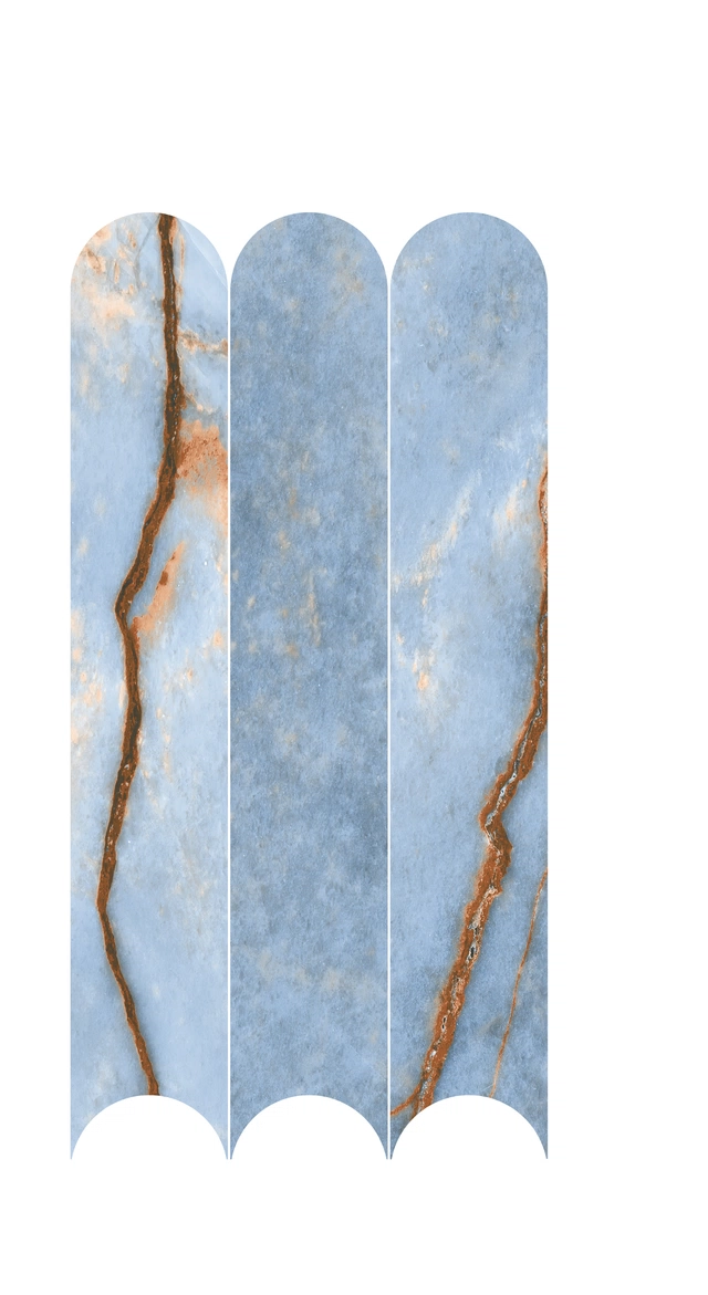 Heritage Luxe Heritage Azure 30X60 Glossy 775658 faccia 3 | Florim