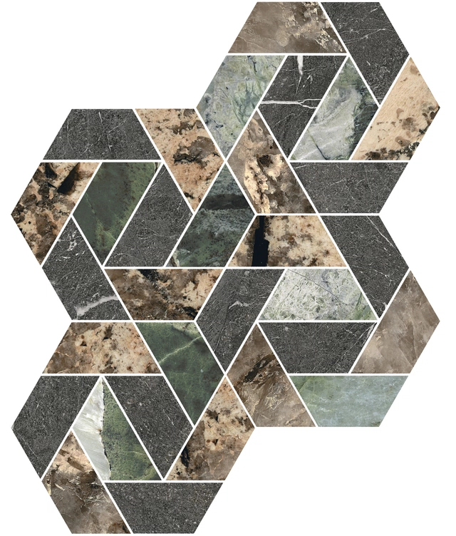 Heritage Luxe Mix 39X49 Glossy 775659 | Florim