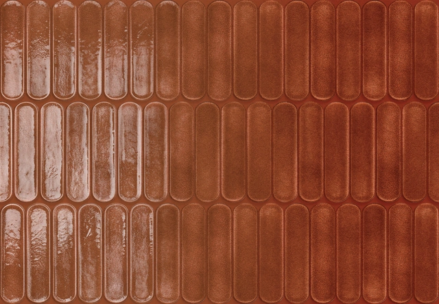 Tonalia Terracotta Morbida 7x28 Glossy 10 mm - 794279 | Florim