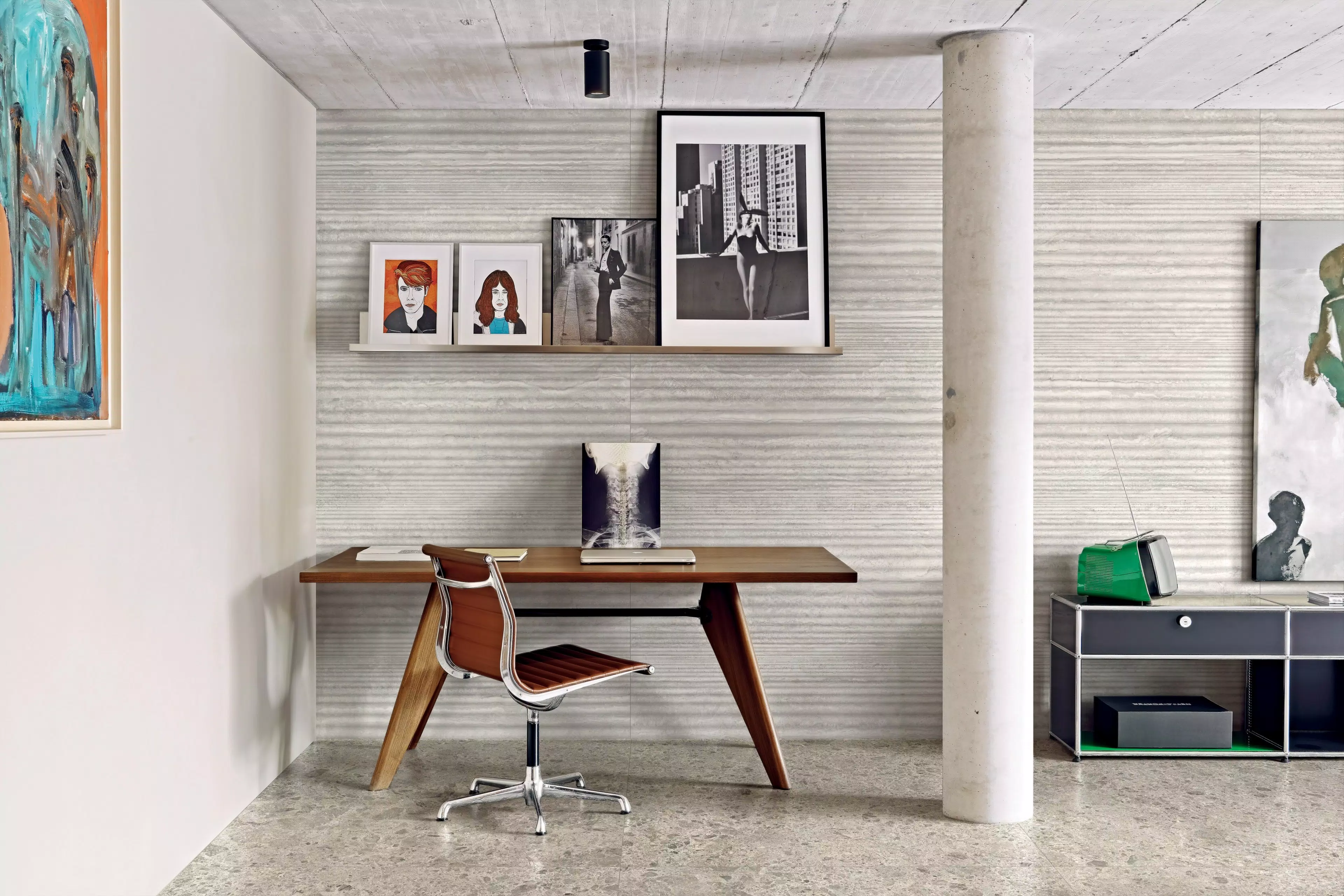 Trav3rse-Life_D_A2_Dec Bone 60x120_White clast 120x120 | Florim