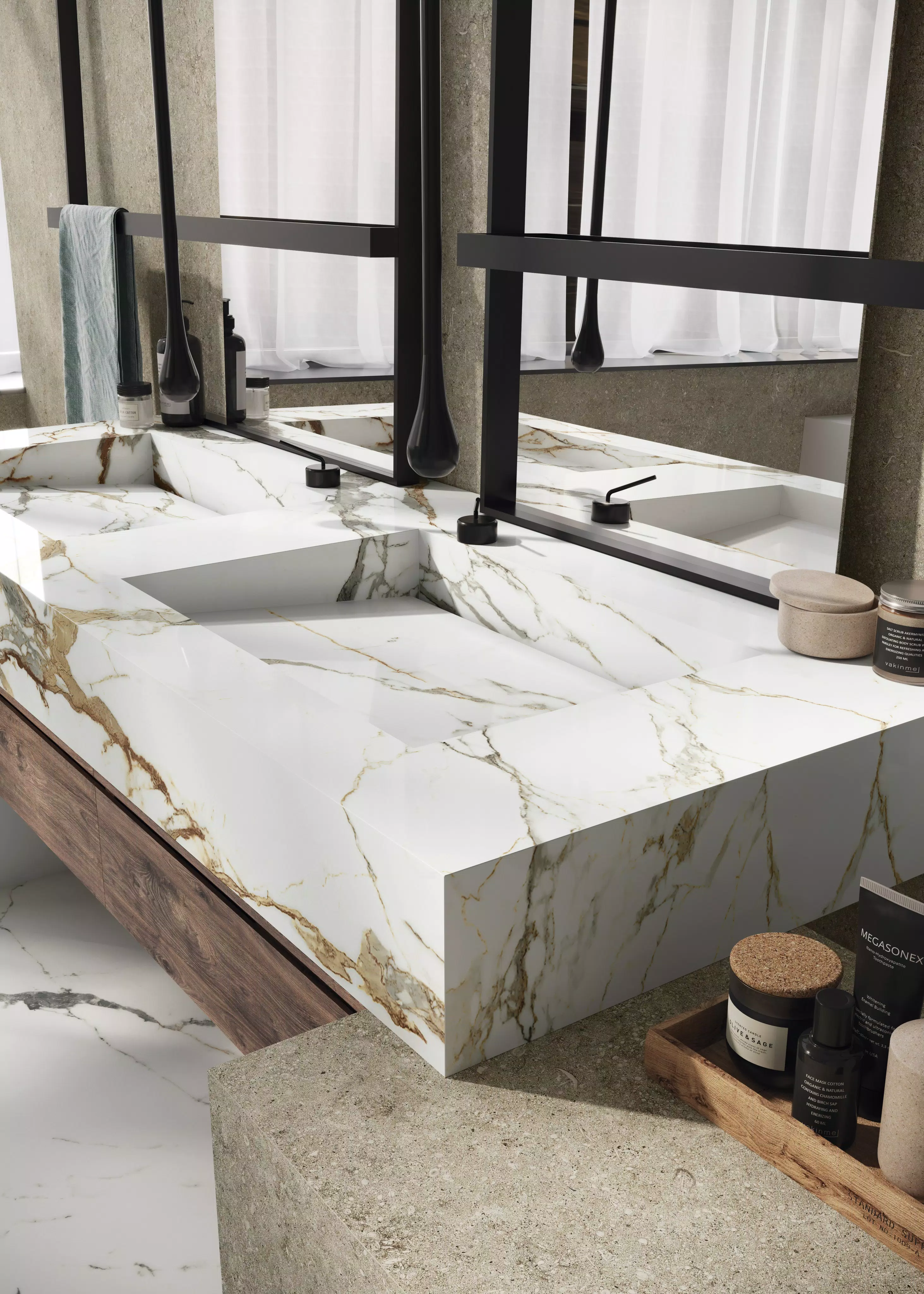 CASA_2_BAGNO_PART_1_eternal_gold_120x120_fossil_ivory | Florim