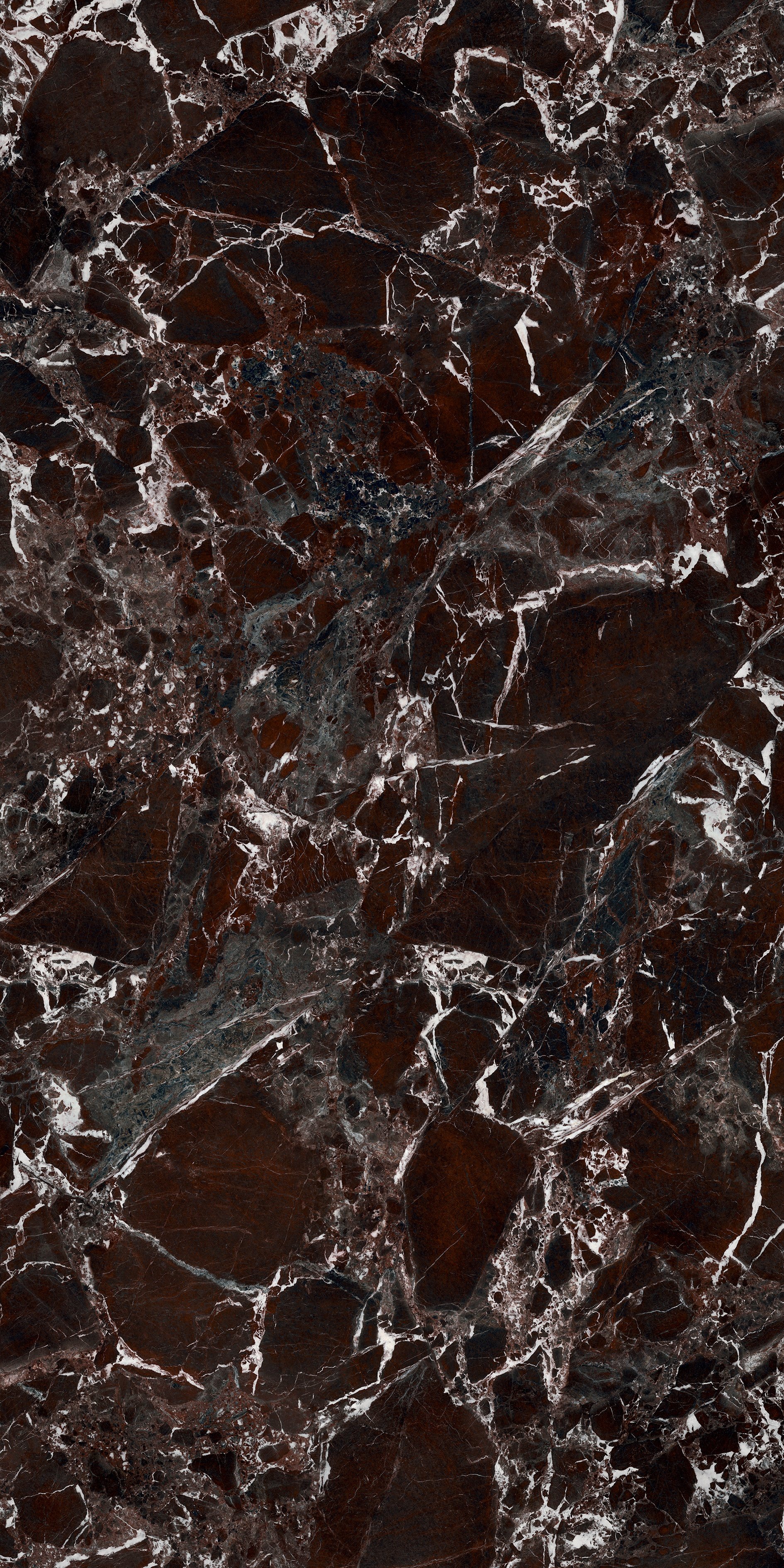 Florim Baroque Red 160x320 cm - Glossy Mirror — Marbre, Baroque Red