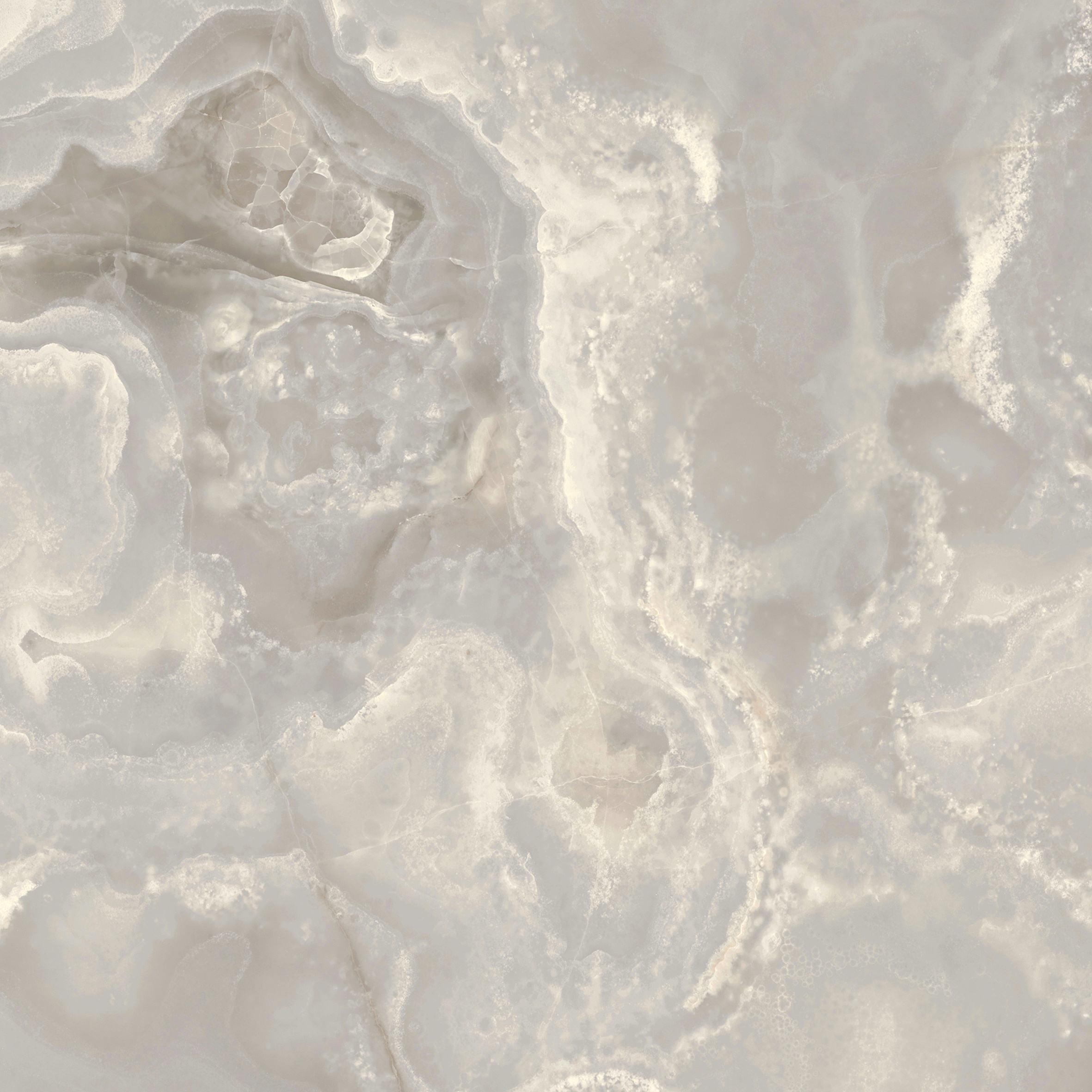 Florim Silver Onyx 60x60 cm - Glossy — Uni, Silver Onyx