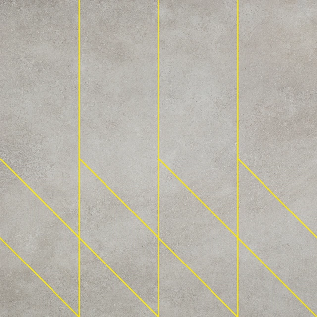 Matrice Trama 2 80X80 Naturale 752745 faccia giallo | Florim