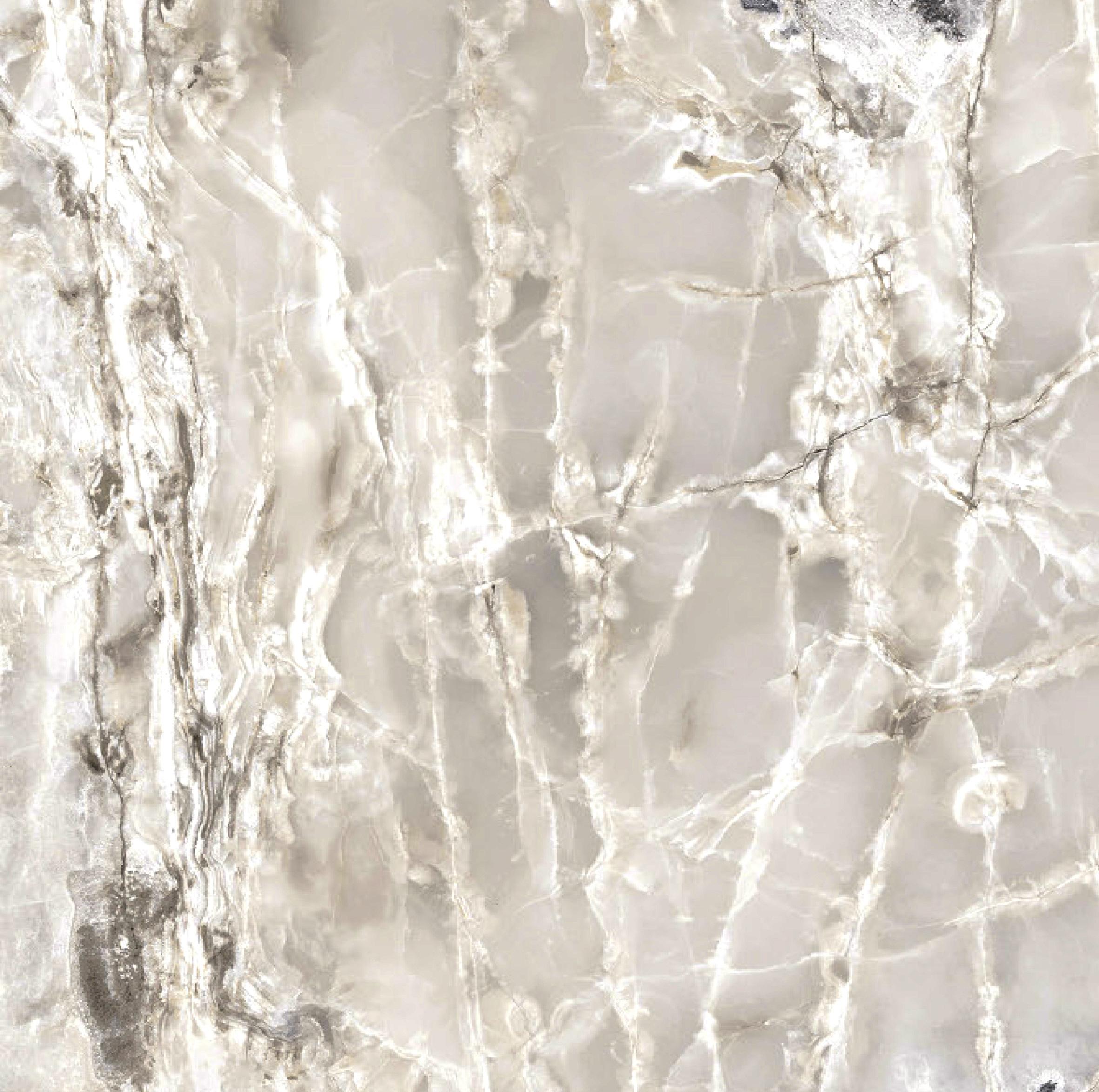 Florim White Blend 60x60 cm - Glossy — Uni, White Blend