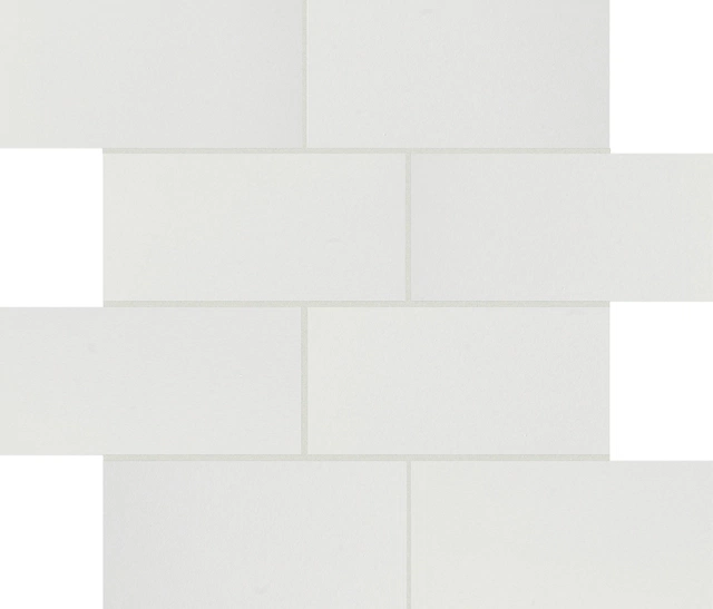 B&W_Marble White Modulo Muretto Sfalsato_7,5X15-30X30 High-Glossy 751198 | Florim