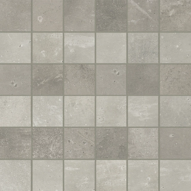 Maps Light Grey Mosaico 3d_5X5-30X30 Naturale 747452 | Florim