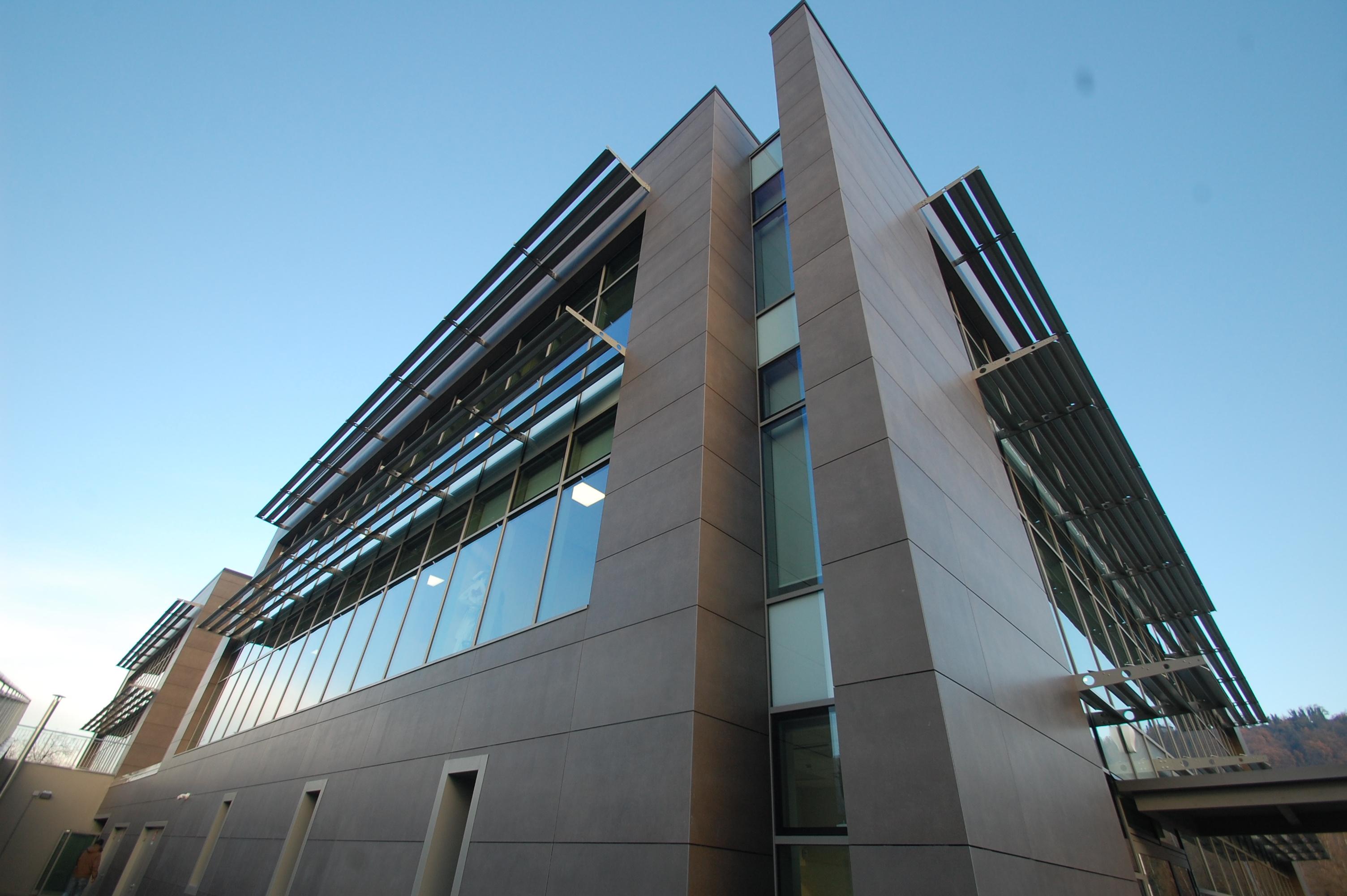 Datalogic ventilated rainscreen facade | Florim