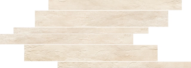 Ardoise Ivoire Modulo Listello Sfalsato-21X40 Matte 739363 | Florim