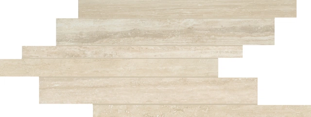 Timeless Travertino Modulo Listello Sfalsato-21X40 Naturale 747402 | Florim