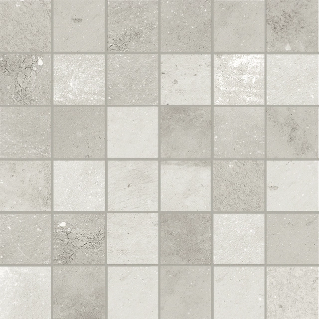 Maps White Mosaico 3d_5X5-30X30 Naturale 747470 | Florim