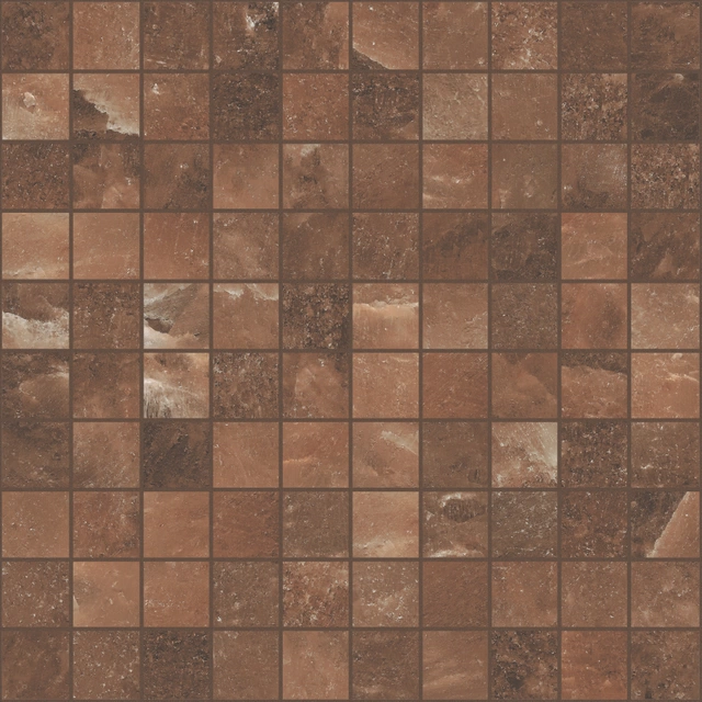 Rock Salt Hawaiian Red Mosaico_3X3-30X30 Lucida 766738 | Florim