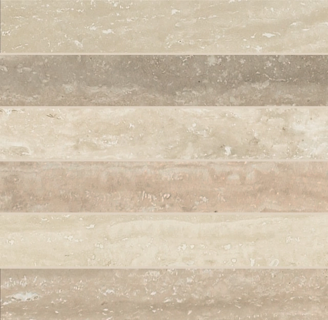 Timeless Travertino Mosaico 3d_5X30-30X30 Lucida 747376 | Florim