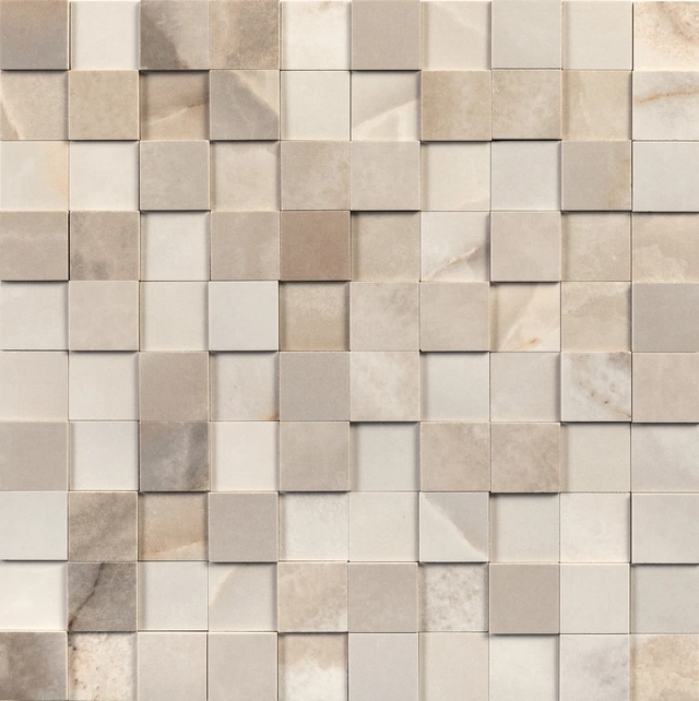 Rêves Rêve Noisette Mosaico Mix 3d_3X3-30X30 Mix 770248 | Florim