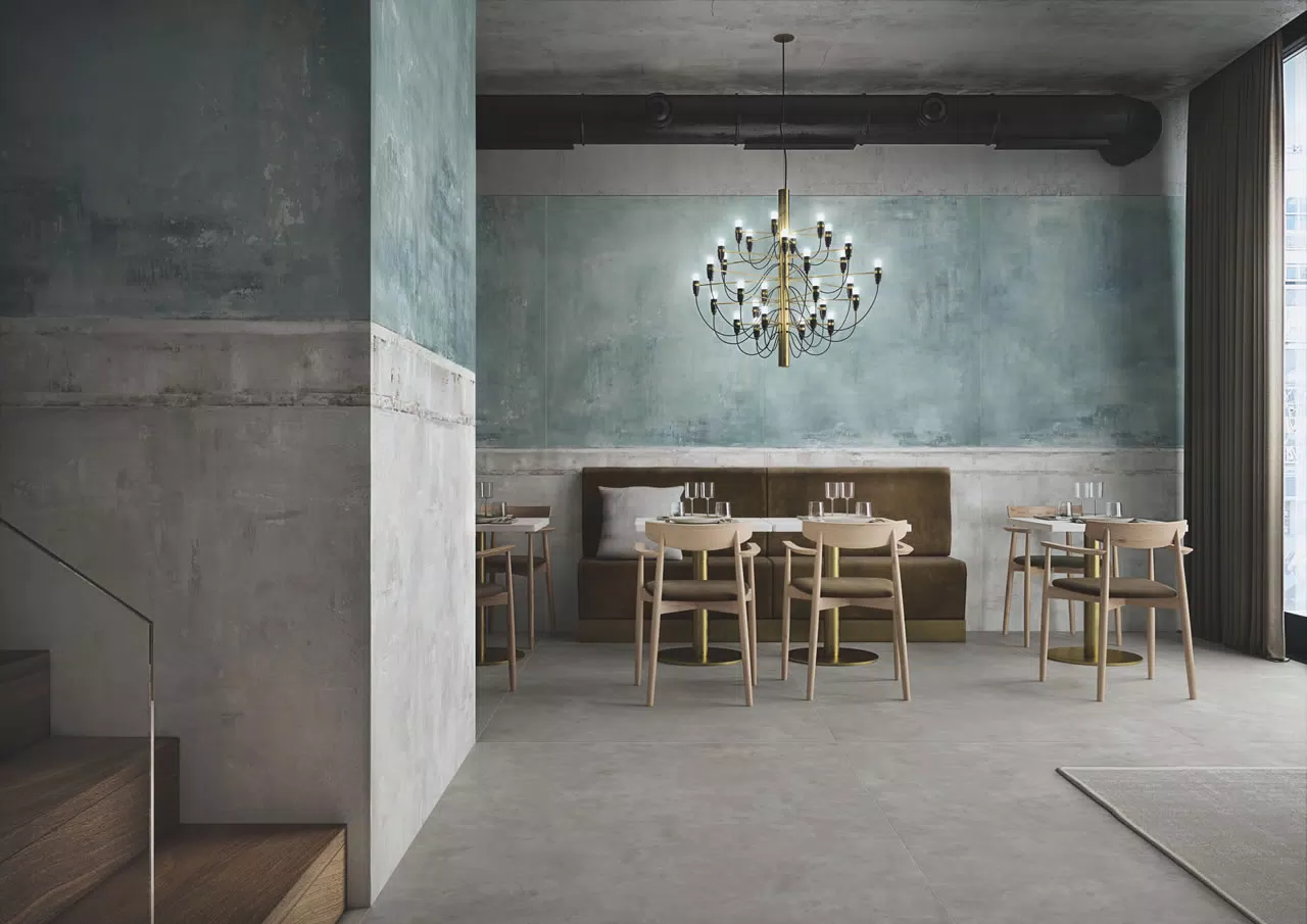 Floor and wall applications from the Storie collection by Giorgia Zanellato & Daniele Bortotto