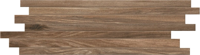 Wooden Tile Wooden Walnut Modulo Listello Sfalsato-20X60 Matte 742063 | Florim