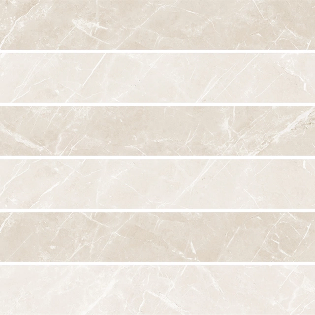 Elemental Stone White Dolomia Mosaico 3d_5X30-30X30 Naturale 767171 | Florim