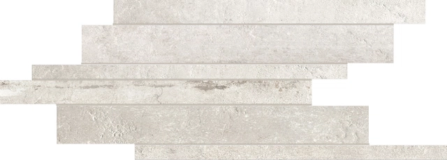 La Roche La Roche Blanc Modulo Listello Sfalsato Mix-21X40 Naturale Anticata - Strutturata 742236 | Florim