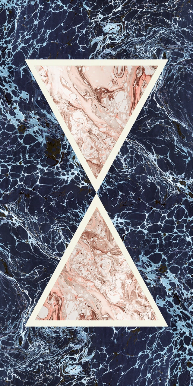 Araldica Triangoli Blu 120X240 Lucida 763514 | Florim