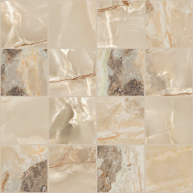 Onyx&More Golden Blend Mosaico_7,5X7,5-30X30 Satin 767782 | Florim