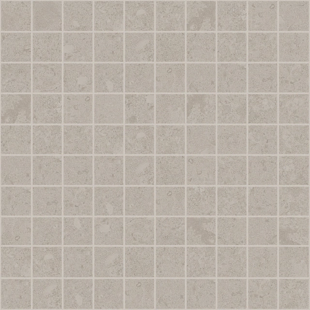 Elemental Stone Grey Limestone Mosaico_3X3-30X30 Lucida 767155 | Florim