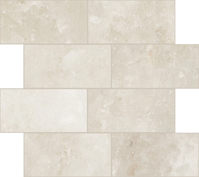 Rock Salt White Gold Modulo Muretto Sfalsato_7,5X15-30X30 Naturale 766757 | Florim