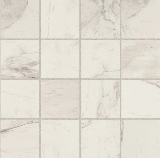 Stones & More 2.0 Stone Calacatta Mosaico_7,5X7,5-30X30 Glossy 752811 | Florim