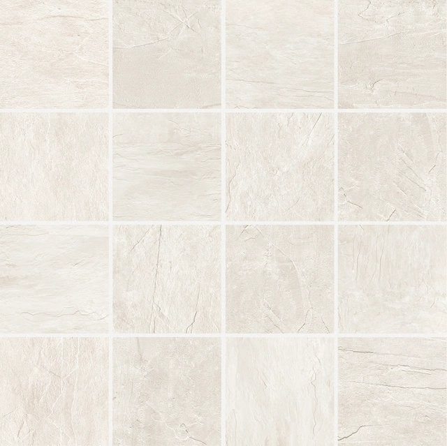 Ardoise Blanc Mosaico_7,5X7,5-30X30 Matte 747759 | Florim