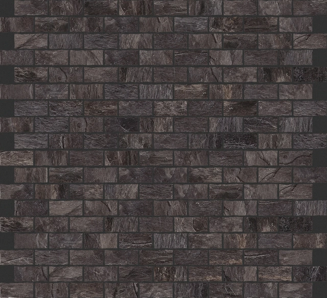 Ardoise Noir Mosaico_1,5X3-30X30 Matte 747815 | Florim