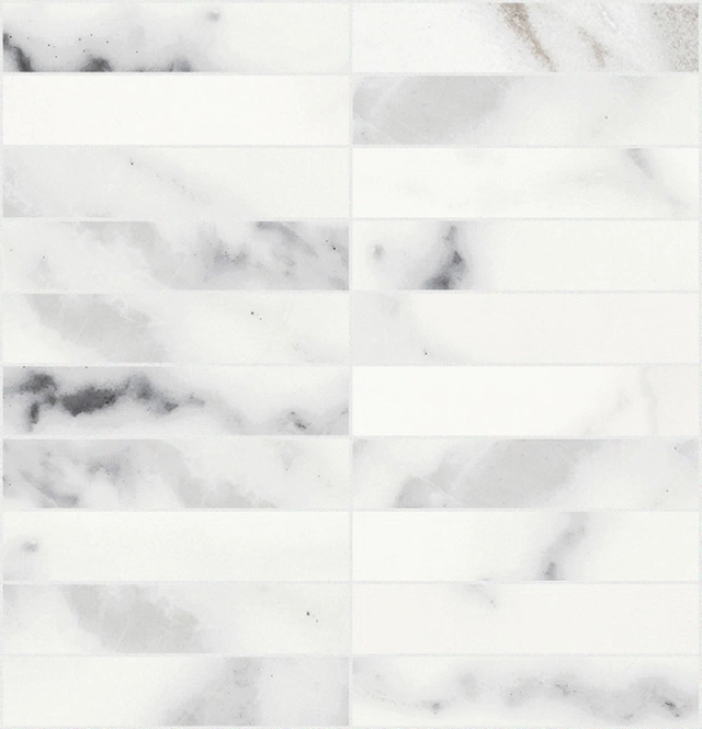 Les Origines Origines Blanc Mosaico_3X15-30X30 Glossy 770357 | Florim