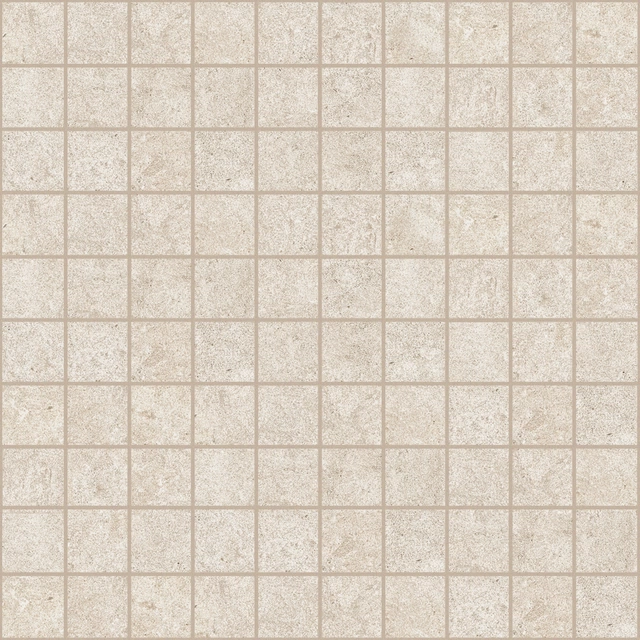 Elemental Stone White Sandstone Mosaico_3X3-30X30 Naturale 767026 | Florim