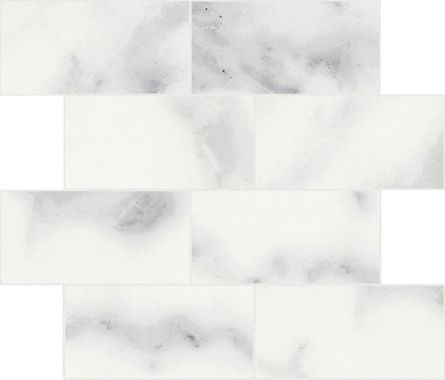 Les Origines Origines Blanc Modulo Muretto Sfalsato_7,5X15-30X30 Glossy 770381 | Florim