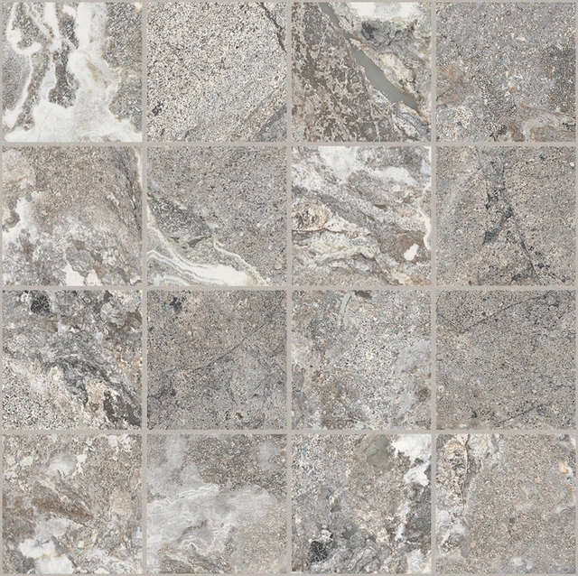 Onyx&More Silver Porphyry Mosaico_7,5X7,5-30X30 Strutturata 767702 | Florim