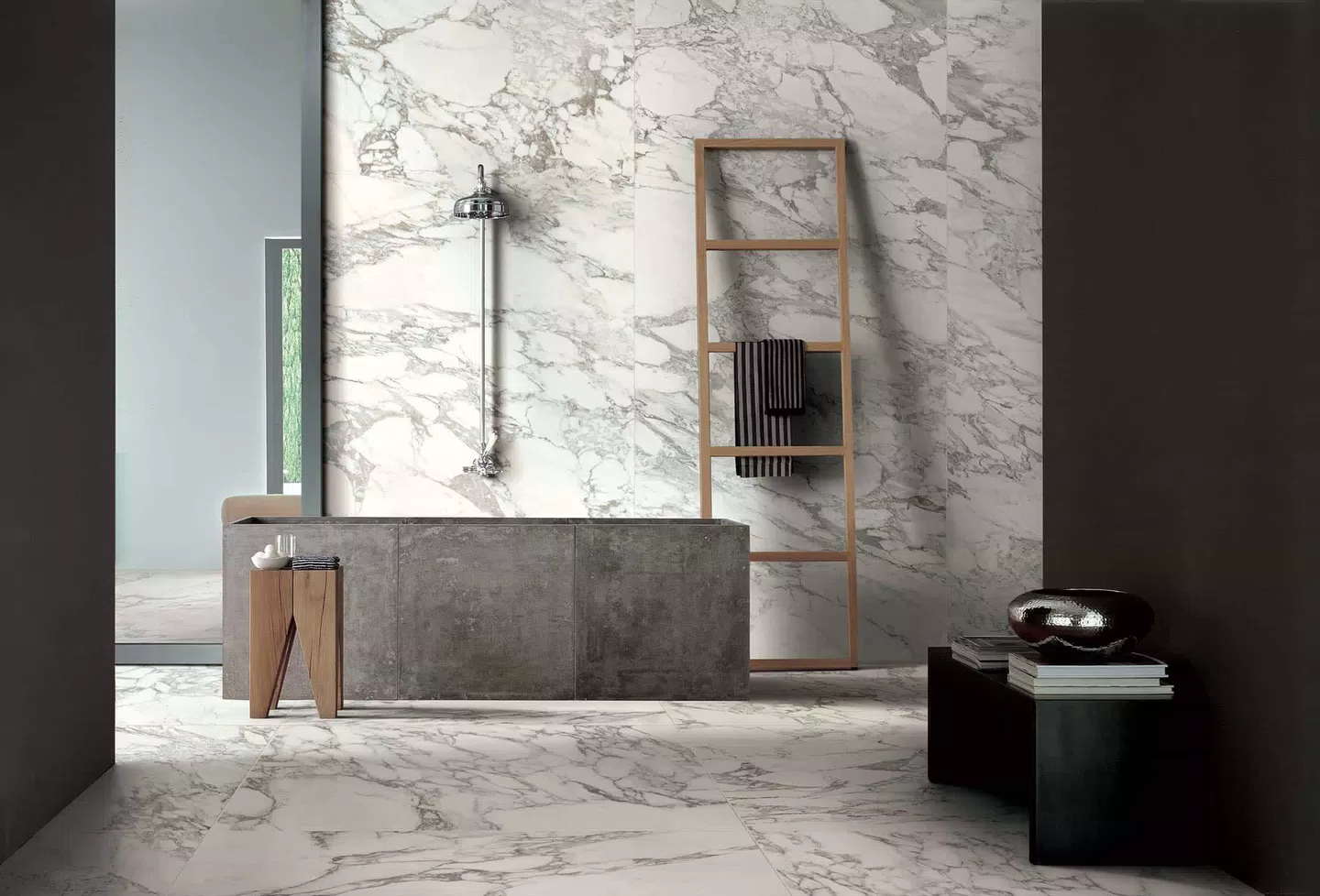 Elegant bathroom interpretation from the Stones & More 2.0 collection