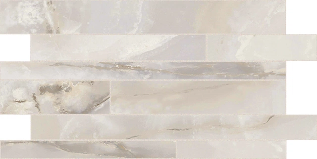 Onyx&More White Onyx Modulo Listello Sfalsato-30X60 Satin 767674 | Florim