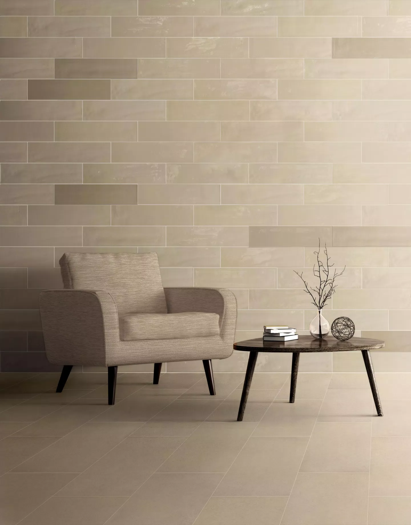 Beige Wall Tiles, Mist Beige Wall, Concrete Effect Tiles