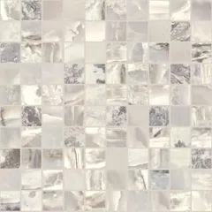 ONYX&MORE WHITE BLEND SATIN MOSAICO 3X3