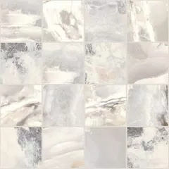 ONYX&MORE WHITE BLEND SATIN 6MM MOS7,5X7,5