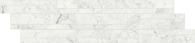 Exalt Fairy White Modulo Listello Sfalsato Mix-15X60 Naturale - Lucida 760945 | Florim