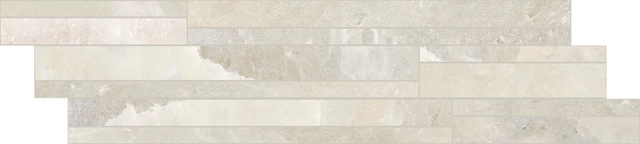 Rock Salt White Gold Modulo Listello Sfalsato Mix-15X60 Naturale - Lucida 766710 | Florim