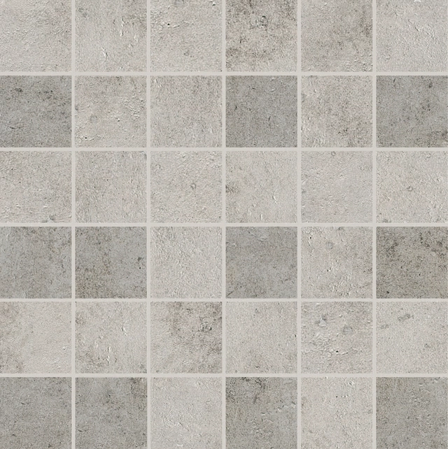 La Roche La Roche Grey Mosaico_5X5-30X30 Naturale-Anticata 742230 | Florim