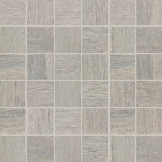 Wooden Tile Wooden Gray Mosaico_5X5-30x30 Matte 741929 | Florim