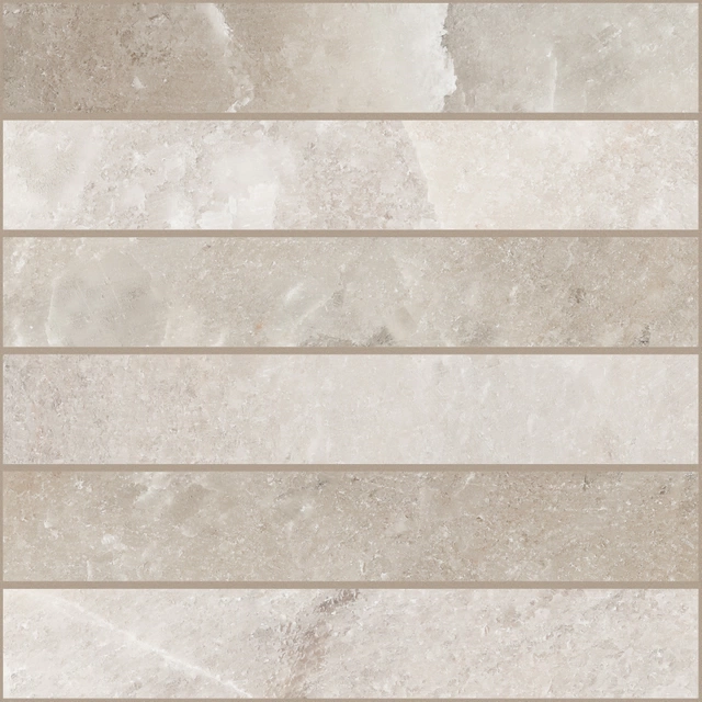 Rock Salt Danish Smoke Mosaico 3d_5X30-30X30 Lucida 766732 | Florim