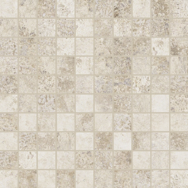 Artifact Aged_White Mosaico_3X3-30X30 Naturale 760908 | Florim