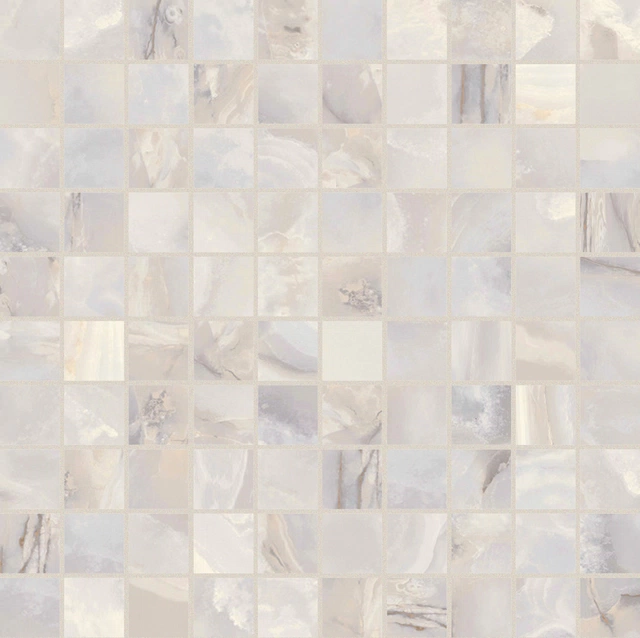 Onyx&More White Onyx Mosaico_3X3-30X30 Satin 767662 | Florim