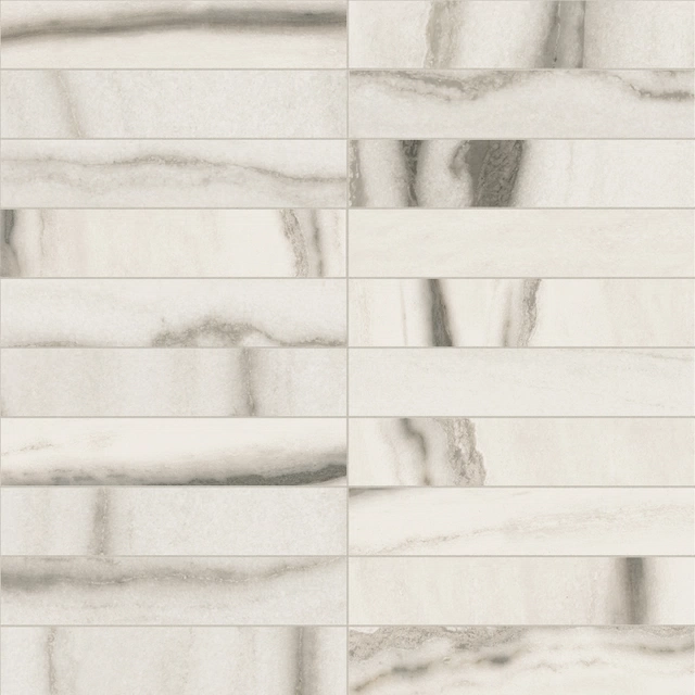 Prexious White Fantasy Mosaico_3X15-30X30 Matte 756304 | Florim