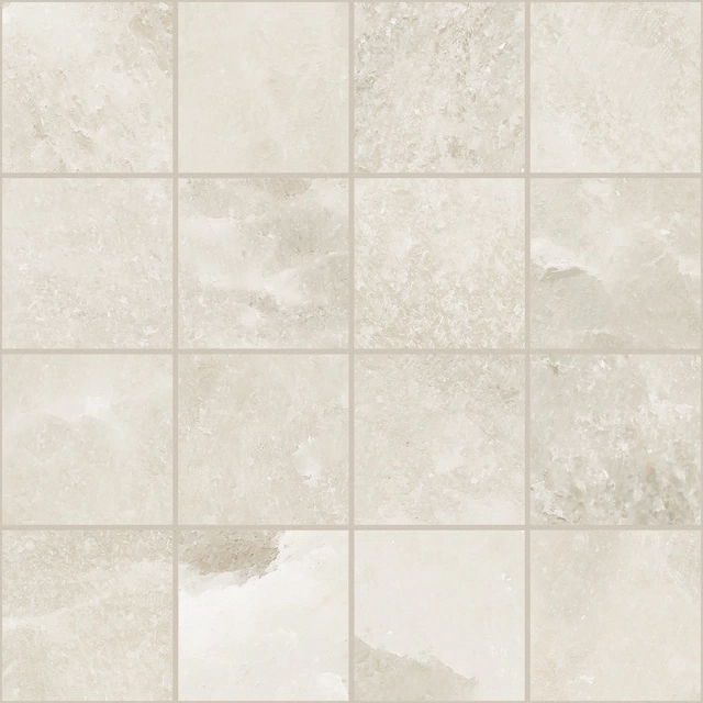 Rock Salt White Gold Mosaico_7,5X7,5-30X30 Lucida 766771 | Florim